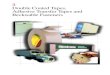 Double Coated Tapes, Adhesive Transfer Tapes and ... Double Coated Tapes, Adhesive Transfer Tapes