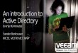 An introduction to Active Directory - Veeam Softwarego.veeam.com/rs/veeam/images/An_introduction_to_Active_Directory...An introduction to Active Directory in only 60 minutes Sander