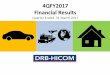 4QFY2017 Financial Results - drb-hicom.com · DRB-HICOM on 24 May 2017 had signed the Heads of Agreement with Geely on the Proposed Joint Venture ... 110.8 37.5 293.8 427.3 4Q16 3Q17