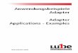 Anwendungsbeispiele Adapter Applications - Examples · Anwendungsbeispiele Adapter Adapter Applications - Examples WFD-ADLISTE-ANW. ... TF80 SC 6-Gang Getriebe mit nicht verbundener