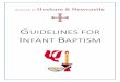 GUIDELINES FOR INFANT BAPTISM - Roman Catholic … Baptism Guidelines... · Headteacher questionnaire ... CAFÉ resources, ... Families invited individually to parish coffee after
