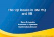 The top issues in IBM MQ and IIB - …s MQ Technical Conference v2.0.1.5 The top issues in IBM MQ and IIB Barry D. Lamkin Executive IT Specialist blamkin@us.ibm.com