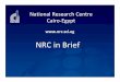 NRC in Brief - comsats.org · Ancient Egyptian Mummies at the era of Ramses King. 