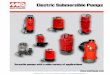 Electric Submersible Pumps - onesourcerental.com · Electric Submersible Pumps ... rugged design of Multiquip pumps for removing ... a Control Box may be desired if operations call