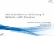 MMI submission on the funding of National Health Insurance€¦ · 1 MMI submission on the funding of National Health Insurance ... First interim report on macro analysis for the