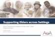 Supporting Elders across Settings - Centers for Medicare ... · Supporting Elders across Settings ... hospital-discharged older adults, ... Journal of Nutrition in Gerontology and