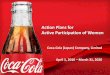 2016 Japan hr business plan - The Coca-Cola Company · 2016 Japan hr business plan August 14, 2015 Action Plans for Active Participation of Women Coca-Cola (Japan) Company, Limited