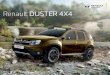 Renault DUSTER 4X4 · Renault Duster 4x4 is capable of meeting all ... it comes with many safety features as standard: ESP (Electronic Stability Program), ... (Electronic Brake 