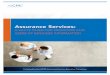 Assurance Services - AICPA · assurance on a broad spectrum of subject matter other than traditional financial statements, and the services vary in extent and level of confidence