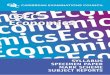 CSEC Economics … · Economics The Economics syllabus introduces students to relevant economic concepts and principles that will provide the foundation necessary for a proper 