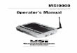 Spread Spectrum RF Operator’s Manual · Page 2 MSI-9000 CellScale™ • User Guide 9000 CellScale™ RF SCALE INSTRUMENTATION TABLE OF CONTENTS SECTION 1 – INTRODUCTION & INSTALLATION.....3