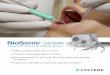 Advanced Ultrasonic Scaling System · Advanced Ultrasonic Scaling System • Offers precise water flow control • Provides improved patient comfort • Accommodates 25 kHz and 30