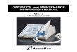 OPERATION and MAINTENANCE INSTRUCTION MANUALq9bgh9q08416907ck9fxol3z- .ultrasonic scaling and endodontic
