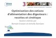 Méthanisation biomasse et prétraitements octobre ...atee.fr/sites/default/...des_rations_dalimentation_des_digesteurs.pdf · Sang de bovin (1) Graisses de flottation (1) Refus de