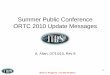 Summer Public Conference ORTC 2010 Update Messageskm2000.us/franklinduan/articles/itrs2011.pdf · Summer Public Conference ORTC 2010 Update Messages A. Allan, ... 2-year cycle trend