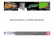 Best practices on BIM education - 한국BIM학회kibim.or.kr/UploadData/Editor/BBS14/201402/71C38E7B2D5F40E59997… · Best practices on BIM education Jeong Han Woo, Ph.D. ... –Revit