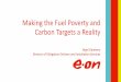 Making the Fuel Poverty and Carbon Targets a Reality · Making the Fuel Poverty and Carbon Targets a Reality ... tomorrows “vulnerable ... emissions and energy use and resultant