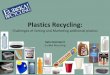 Plastics Recycling - Recycling Association of Minnesota · Eureka Recycling’s Zero Waste LabTM ... • We need to ban or phase out this plastic, NOT develop recycling markets 