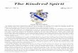 The Kindred Spirit · Kindred Newsletter – Bob Barlow ... Page 3 The Kindred Spirit Spring 2017 Draft Preface of a book about John Batterson Stetson being ... East Sandwich, 