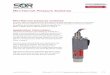 Mini-Hermet Pressure Switches - SOR Inc. · Basic mini-Hermet pressure switches with AG - Aluminum or AH - Stainless Steel housings and standard wetted parts are normally suitable