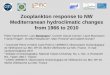 Contract: WP4-SYSMS-1101 Zooplankton response to NW … · Zooplankton response to NW Mediterranean hydroclimatic changes from 1966 to 2010 Contract: WP4-SYSMS-1101 Pieter Vandromme
