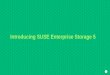 Introducing SUSE Enterprise Storage 5 · SUSE Enterprise Storage 5 –Ceph BlueStore. ... Introducing SUSE Enterprise Storage 5. ... • Preview of Ceph’s ability to export a file