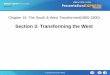 Section 3: Transforming the West - Wikispaces Transforming... · Chapter 25 Section 1 The Cold War BeginsTransforming the West Section 3 Terms and People •vigilante – self-appointed