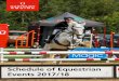 Schedule of Equestrian Events 2017/18 - Hartpury College · 3 3 Our fantastic facilities provide the ideal base for equine events. We host more than 60 competitions each year, from