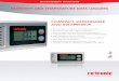 COMPACT, DEPENDABLE AND INEXPENSIVE.tmseurope.co.uk/datasheets/rotronic-hygrolog-hl1d-datasheet.pdf · HUMIDITY AND TEMPERATURE DATA LOGGERS. ... (when logging same refresh rate as