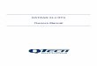 DATRAN XL4 RTU - Owners Manual v1.1 - QTech - NZ … Manuals etc... · DATRAN XL4 RTU – Owners Manual – v1.1 June 2012 Page 7 DATRAN XL4 DATRAN XL4 INTRODUCTIONINTRODUCTIONINTRODUCTION