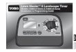 Lawn MasterTM II Landscape Timer - Toro · Replace the 9V battery yearly to assure that the current ... Remove the controller’s lower panel cover to access the battery ... If a