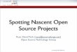Spotting Nascent Open Source Projects - SCALE 16x · • Many people use more than one IM protocol, ... • Diameter, TCAP, XCAP, HTTP, ... Seagull: Consumption 0 175 350 525 700