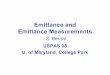 S. Bernal - USPASuspas.fnal.gov/materials/08UMD/Emittance and Emittance Measuremen… · IREAP Space charge and emittance (M. Reiser, Chap. 5) If linear space charge is included,
