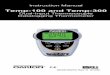 Temp-100 and Temp-300 - Oakton Instruments · screens let you set probe type, measurement units, time, and date. Press F1 to indicate you want to change the setting of the current