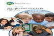 interim report religious education for all · religious education for all interim report ... time to read this interim report from the Commission on religious ... experience, including