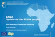 Update on the SIASA project - aviation- SCM...  EASA Update on the SIASA project 4th Steering Committee