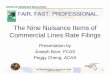 The Nine Nuisance Items of Commercial Lines Rate Filings · The Nine Nuisance Items of Commercial Lines Rate Filings ... • Most commonly used in unusual lines or ... The Nine Nuisance
