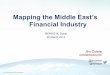 Mapping the Middle East’s Financial Industry · Mapping the Middle East’s Financial Industry MENOG14 ... 2 The world’s financial industry • Consumes O($150B) in telecom services