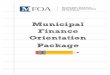 Municipal - MFOA€¦ · Municipal Government 101 ... multi-year budgeting process. Unlike federal and provincial budgets, municipal budgets must be balanced at the end of the year