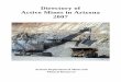 Directory of Active Mines in Arizona 2007 - AZrepository.azgs.az.gov/.../files/nid1601/directoryactivemines2007.pdf · The Department’s mining engineers and geologists assist mining