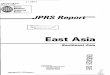 East Asia - Defense Technical Information Center · East Asia Southeast Asia JPRS-SEA-88-032 CONTENTS 29 July 1988 INTER-ASIAN ... INDONESIA Parliament Speaker Receives Colombian