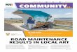 @sanral za @sanralza @sanral za … · COMMUNITYINVESTING IN THE 2018 THE rehabilitation of degraded road surfaces was a core focus of the recently completed periodic maintenance