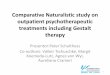 Comparative Naturalistic study on outpatient ... · outpatient psychotherapeutic treatments including Gestalt therapy ... Gestalt Therapy SVG F. Perls ... Transactional Analysis 14