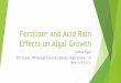 Fertilizer and Acid Rain Effects on Algal Growth science/PJAS/PJAS 15 pdf... · Fertilizer and Acid Rain Effects on Algal Growth ... on a table under two lamps providing equal light