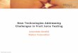 New Technologies Addressing Challenges in Fruit Juice … · New Technologies Addressing Challenges in Fruit Juice Testing ... Fructose, 2) Glucose, 3) Sucrose, 4) Maltose, 5) 