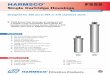 HARMSCO FSSS - US Water Systems · HARMSCO® FSSS Single Cartridge Housings HARMSCO® Filtration Products FSSS Series Filter Housings are designed with a double o-ring compression