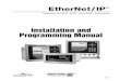 Installation and Programming Manual - scale service Lake/M_88537-0802.pdf · and information protocol used by both DeviceNet ... status information for troubleshooting ... 6 520/820i/920i