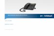 Mitel Model 6863i IP Phone - Technical Documentationedocs.mitel.com/UG/EN/6800i Series/4.0.0/User Guide/41-001565-00... · Mitel Model 6863i SIP IP Phone User Guide Release 4.0.0