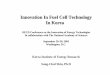 Innovation In Fuel Cell Technology In Korea - OECD.org · Innovation In Fuel Cell Technology In Korea OECD Conference on the Innovation of Energy Technologies ... 1.2kW PEMFC for