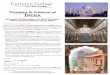 Temples & Palaces of IndIa - Carleton College · This adventure is limited to 25 travelers. ... and urban planning in medieval India, ... a 1,500-year old iron pillar